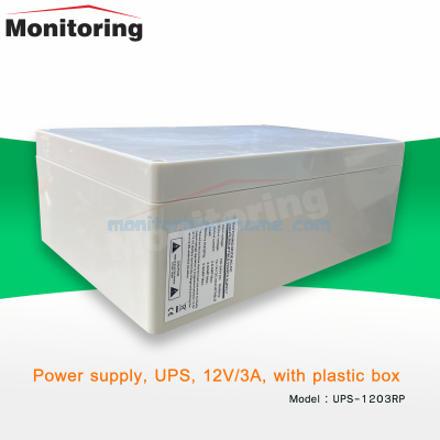 Power supply UPS12V3A UPS Rainproof plastic case