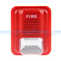 12-24V DC Wired Sound and Light Fire Alarm Warning Strobe Siren